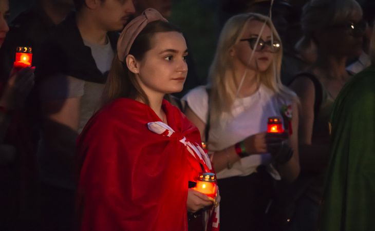 Митинг памяти, Гомель