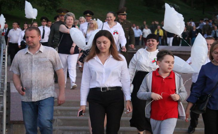 Митинг памяти, Гомель