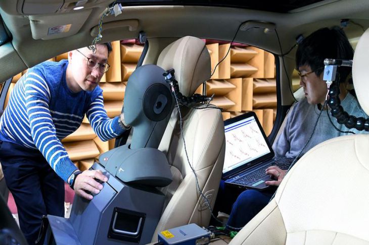 Инженеры компании Hyundai внедряют новую систему активного шумоподавления.