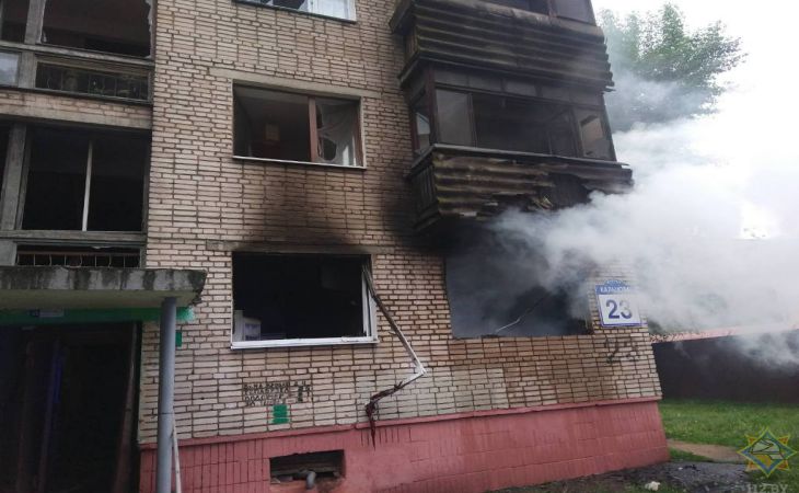 Взрыв в квартире в Минске: спасено 5 человек, 4 эвакуировано, 3 пострадали