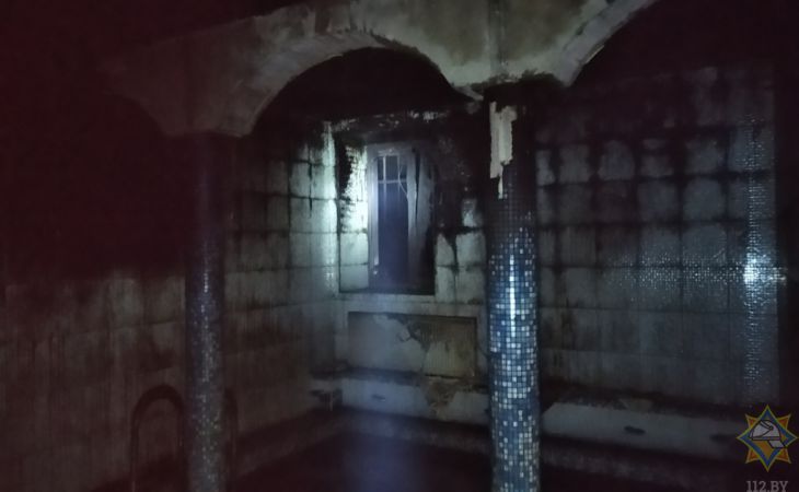 В Орше горела сауна: внутри находились посетители