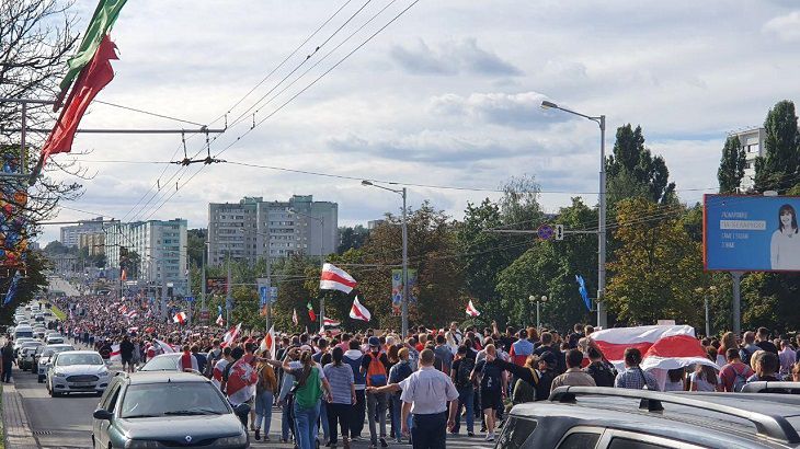 Смотрите, что сегодня происходит в Минске