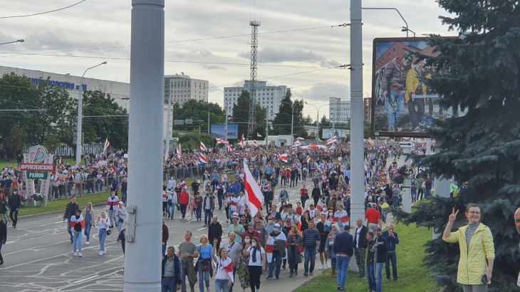 Смотрите, что сегодня происходит в Минске