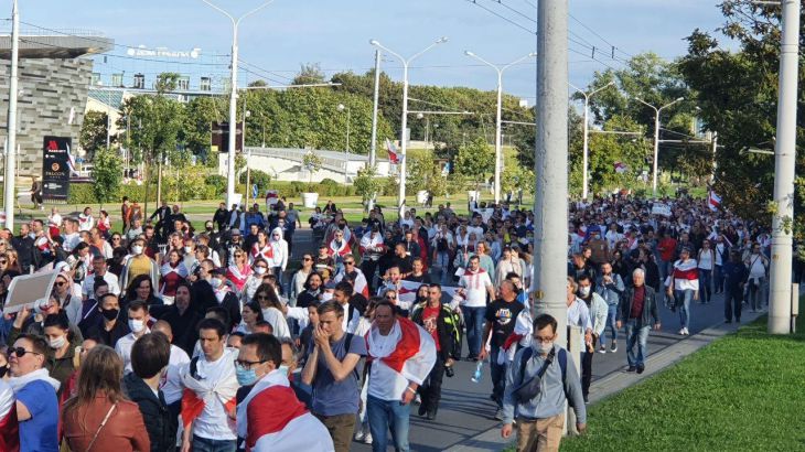 Смотрите, что сегодня происходит в Минске