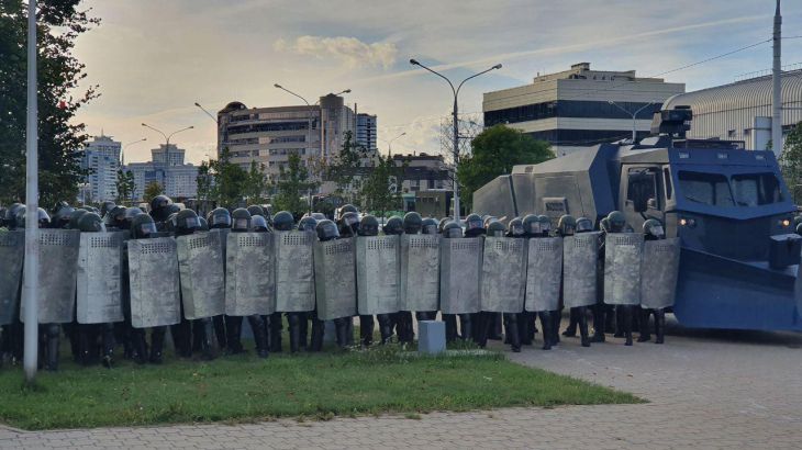 Смотрите, что сегодня происходит в Минске