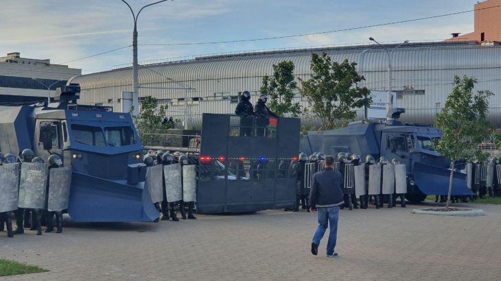 Смотрите, что сегодня происходит в Минске