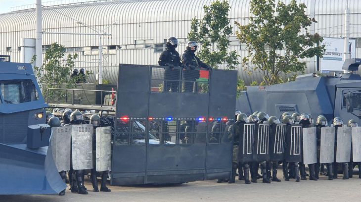 Смотрите, что сегодня происходит в Минске