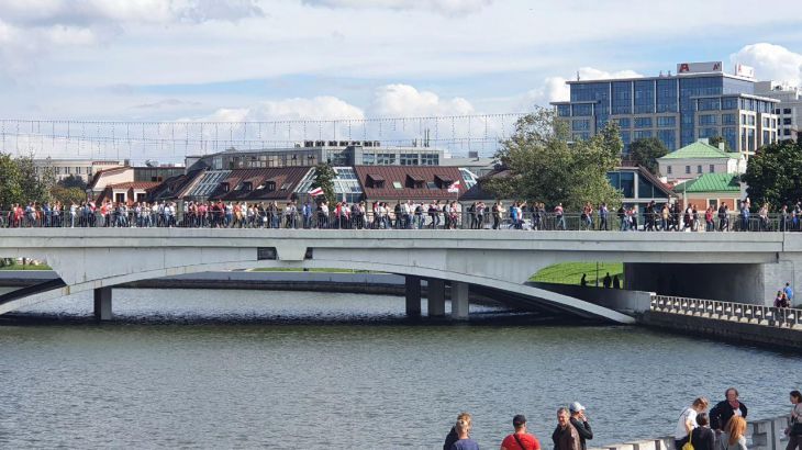 Смотрите, что сегодня происходит в Минске