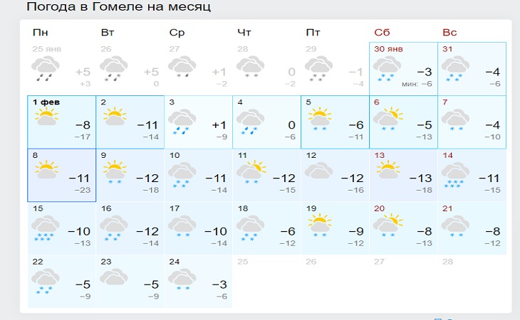 Каким будет февраль: прогноз погоды на месяц
