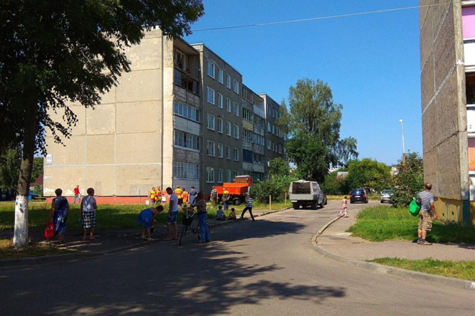 Балкон жилого дома обрушился в Лиде: пострадавших нет‍