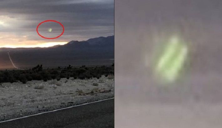 Над «Зоной 51» фотограф случайно заснял гигантский НЛО
