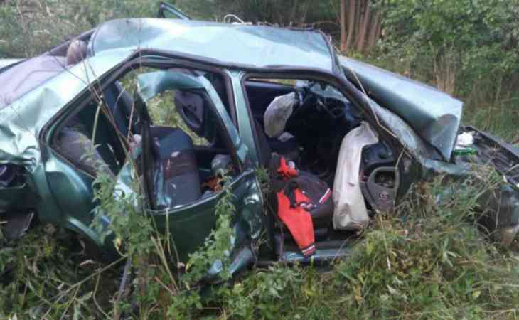В Миорском районе Peugeot вылетел на обочину – пять человек в больнице