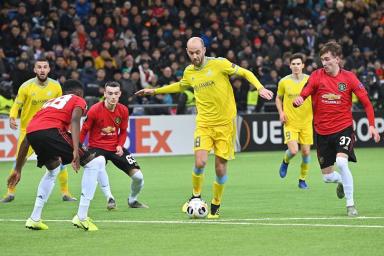 «Астана» сенсационно обыграла «Манчестер Юнайтед» в Лиге Европы