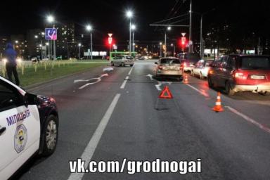 Автомобиль такси насмерть сбил женщину в Гродно 	