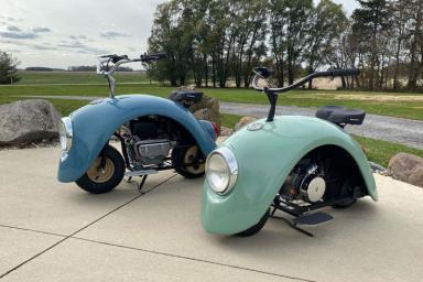 В Сети опубликованы изображения мотоциклов в стиле Volkswagen Beetle