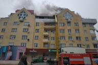 В Гродно произошел пожар на крыше многоэтажки: тушили целый час