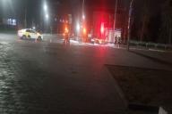 В Могилеве на пустой дороге не смогли разъехаться 2 автомобиля «Яндекс.Такси»