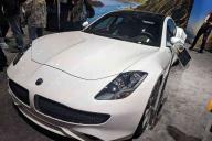 автомобильная выставка, электрокар