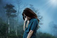 девушка, грусть, одиночество