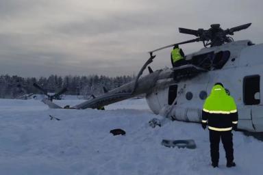 В Красноярском крае совершил аварийную посадку вертолет Ми-8, пострадали 16 человек