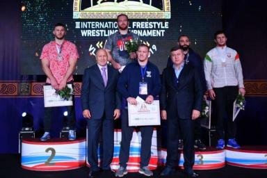 Белорус Александр Гуштын завоевал бронзу на международном турнире по борьбе во Владикавказе