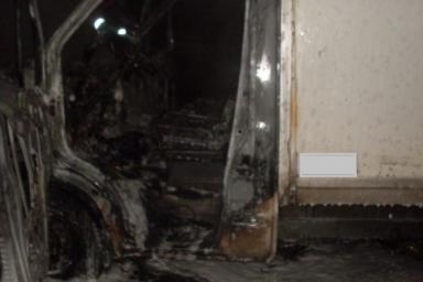 В Волковыске грузовик загорелся на ходу — водитель чуть не сгорел заживо