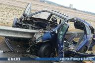 Жесткая авария на МКАД-2: ограждение прошило машину насквозь. Есть жертвы 