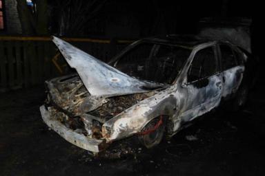 Житель Столбцов из ревности сжег машину ухажера своей бывшей жены