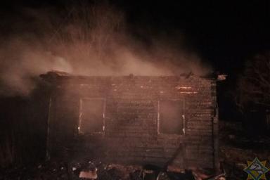 В Дрогичинском районе на пожаре погиб мужчина