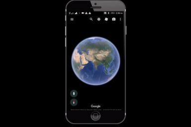 смартфон, сервис Google Earth