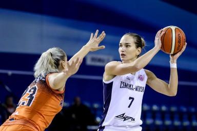 Баскетболистки «Цмоки-Минск» обыграли «Ружомберок» в матче Еврокубка и сохранили шансы на выход в плей-офф