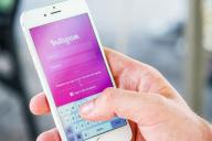 приложение Instagram, ввод пароля