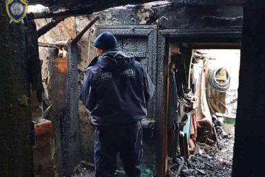 В Шклове пожар унес жизни двух человек