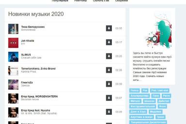 сайт музыки
