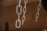 Мужчина решил воспитать сына, посадив его на цепь