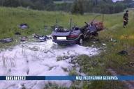 Лобовое ДТП под Минском: 3 человека погибли на месте, 3 в больнице