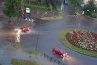 Брест «поплыл» – в городе прошел ливень