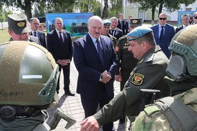 Лукашенко – бойцам 5-й бригады: Как будем действовать в современных условиях, если вдруг...