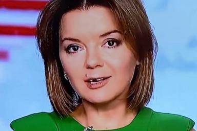 У украинской телеведущей выпал зуб в прямом эфире. Но она не растерялась