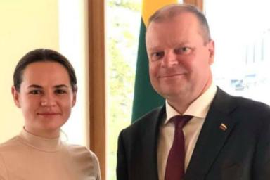 Премьер-министр Литвы встретился с Тихановской: о чем они говорили