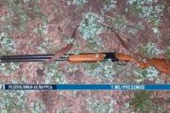 Под Мозырем бродяга направил ружье на милиционеров и выстрелил