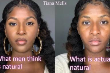 Мужчины явно не готовы к такому: Девушка продемонстрировала разницу между натуральным макияжем и лицом без косметики