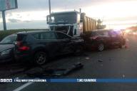 Массовое ДТП на МКАД: столкнулись 6 авто, трое пострадавших