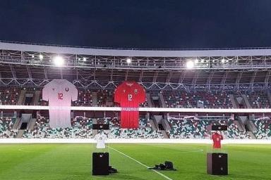 Новая форма Нацсборной Беларуси по футболу бело-красная