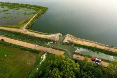 В Жабинковском районе произошел прорыв дамбы водохранилища