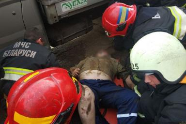 В Минске грузовик задавил человека