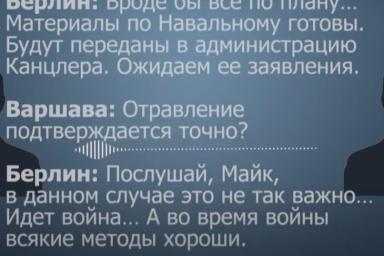 Кабмин ФРГ считает «фиктивным разговором» обнародованную Беларусью запись о Навальном