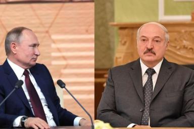 На росТВ показали неизвестные кадры встречи Путина и Лукашенко