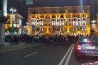 Машина сбила солдата во время протестов в Минске