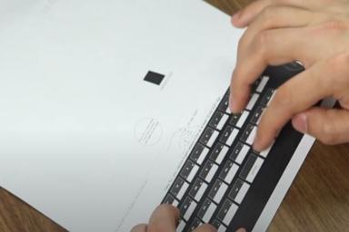 В США инженеры напечатали клавиатуру прямо на бумаге